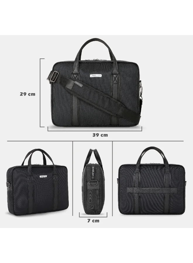 Lavie  Sport Elevate 1C Briefcase 9L |Multifunctional Laptop bag For Men & Women (BLACK)  | Best Price UAE